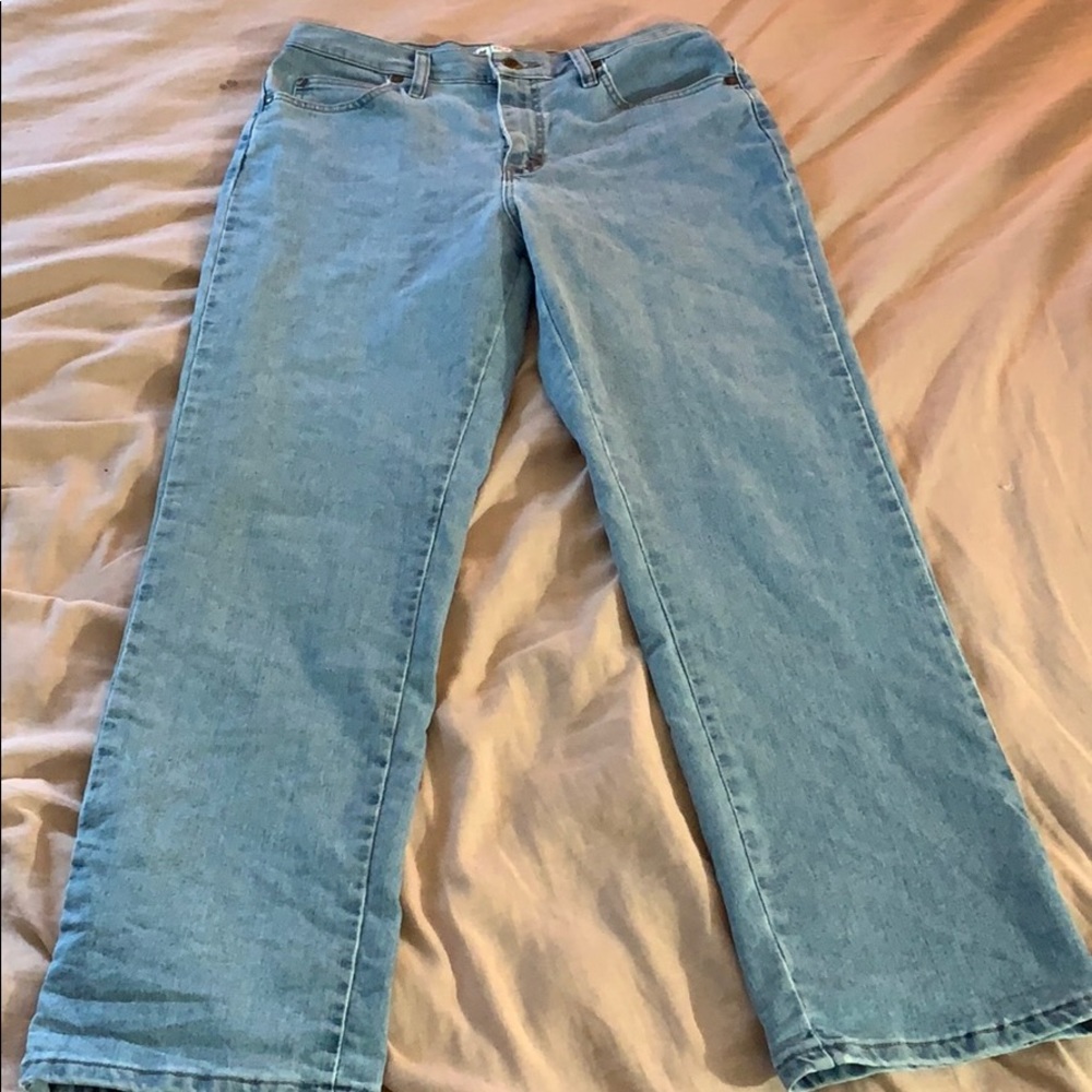 Light Blue Mom Jeans, high rise
